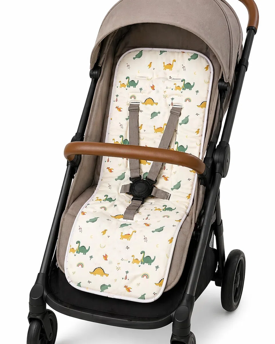 Colchoneta Silla de Paseo Universal Transpirable 3D para Bebé – Funda Carrito Verano Antisudor, Cojín Acolchado Silleta, Compatible con Cochecito, Ligera, Lavable – Danielstore