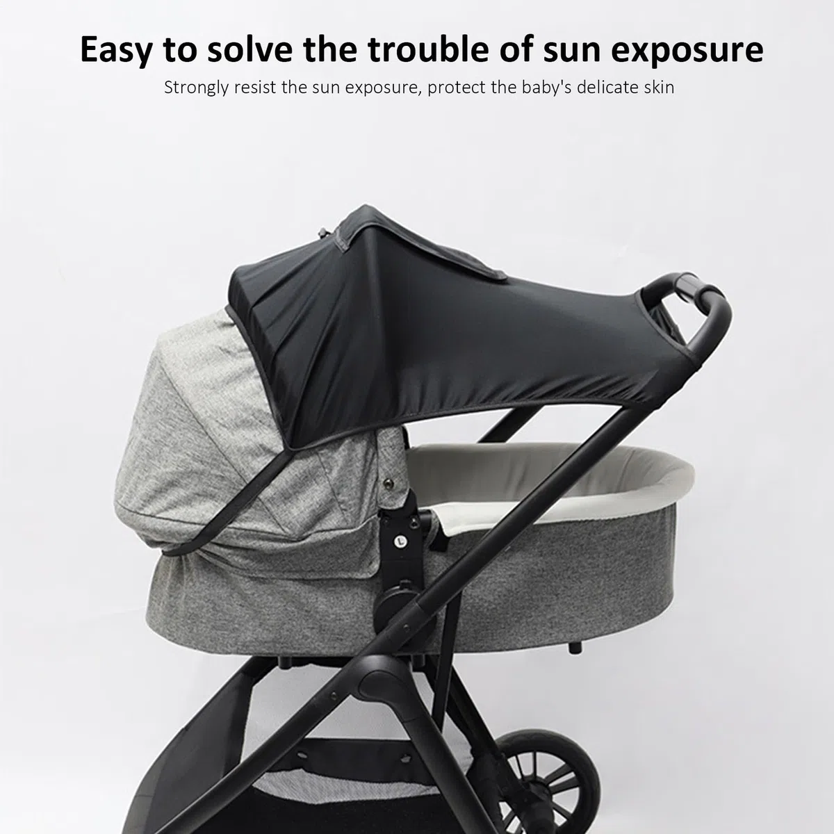 Parasoles Para Silla De Paseo, Sombrilla Carro Bebe Universale Con Protección UV, Parasol Carrito Bebe Universale Impermeable, Toldo Cochecito Bebes Para Capazos, Parasol Para Cochecito De Bebés