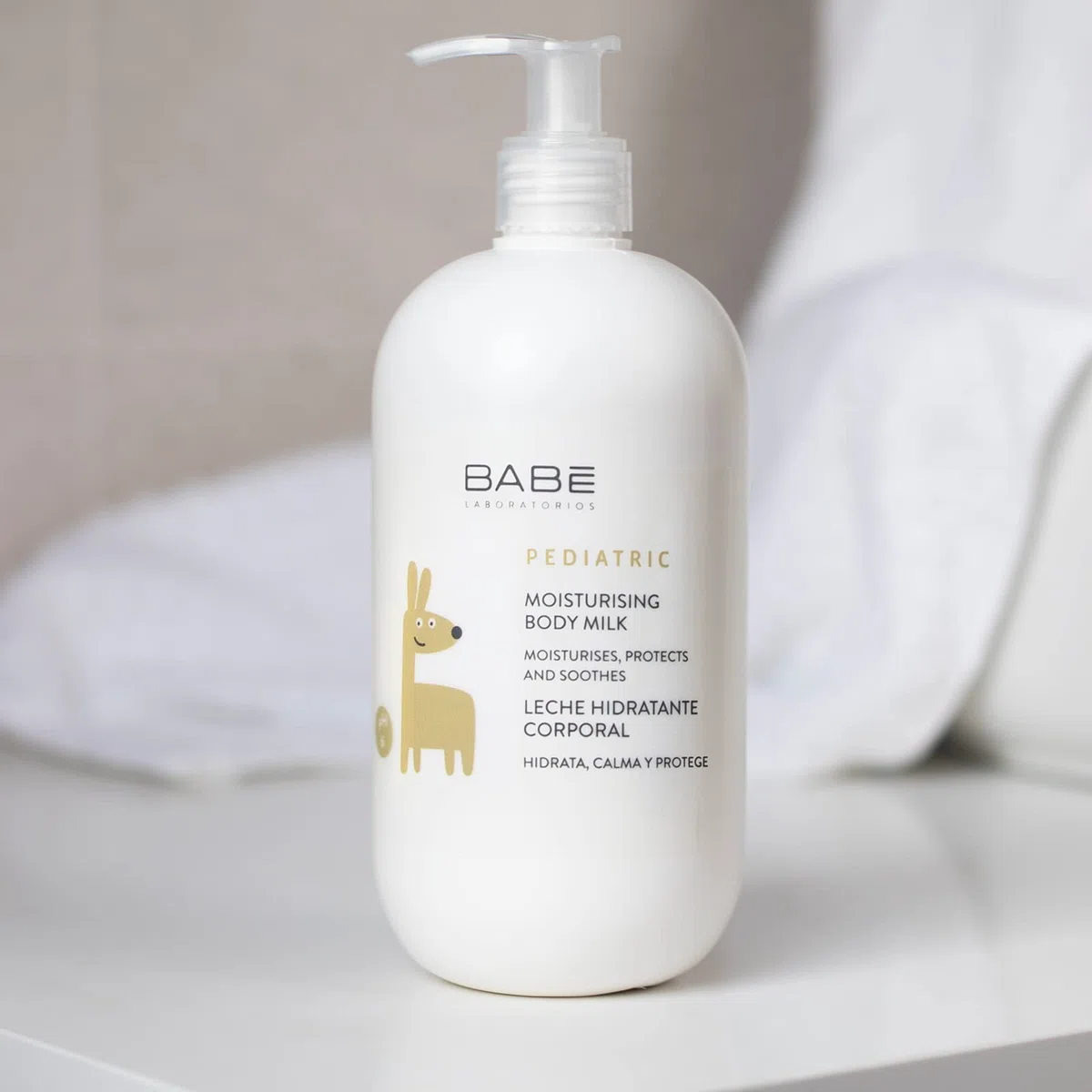 LABORATORIOS BABÉ - Leche Hidratante Corporal Pediátrica 500ml | Protección e Hidratación con Ingredientes Naturales | Manteca de Kokum para Bienestar Inmediato y Calma