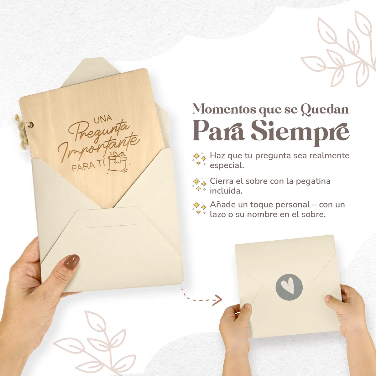 Quieres ser mi madrina de bautizo? Quieres ser mi padrino? - Regalo padrinos bautizo - Padrinos bautizo propuesta en librito de madera con espacio para foto de tu bebé | Mikito
