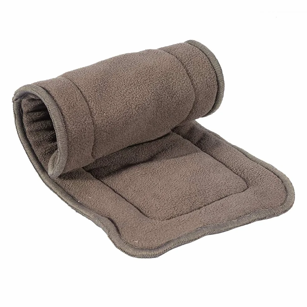 Relleno de carbón de bambú para pañales para adultos, 5 capas, forro para pañales, colchón para bebé, lavable, 2 tamaños disponibles(M)