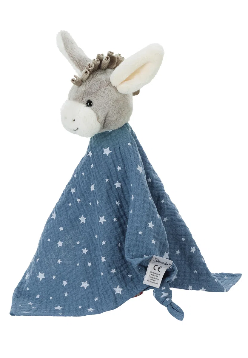 Sterntaler Emmi - Manta de seguridad (1 unidad), diseño de burro, color azul