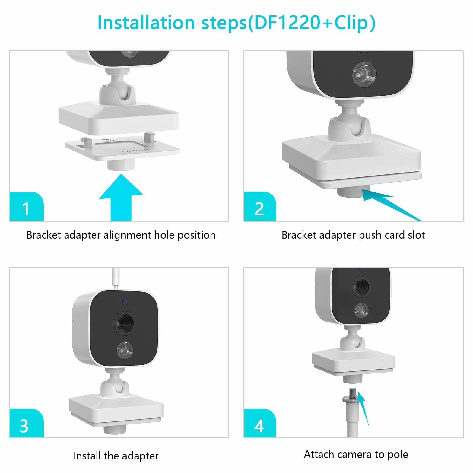 HOLACA Soporte de clip compatible con GHB ABM700/SM50B, soporte para vigilabebés para 720P OBVHNUA 900ES1/900ES2