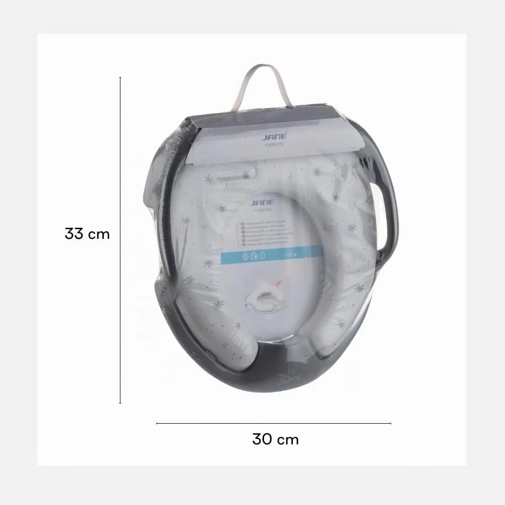 Jané Adaptador WC Bebé Acolchado, Reductor Inodoro Infantil Universal, Asiento Blando, Fácil Limpieza, +12 Meses