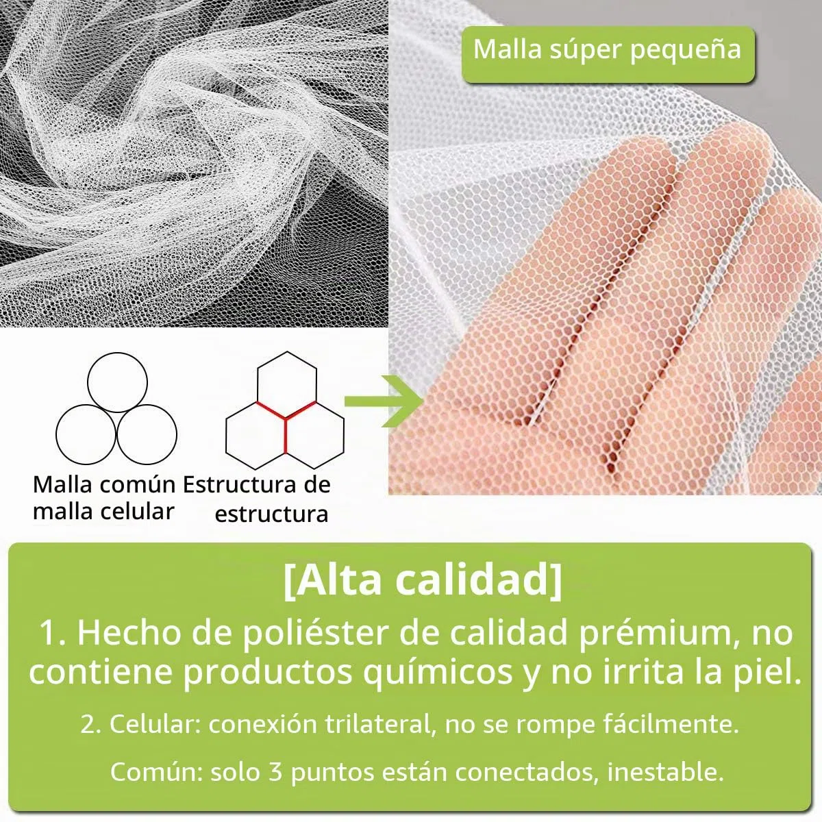 Canopy de Mosquitera Universal, Mosquito Net Blanca de Color Blanco con Diseño de Cúpula, Fácil Cama Colgante Canopy Netting, Protección de Red de Insectos para Camas Individuales y Dobles