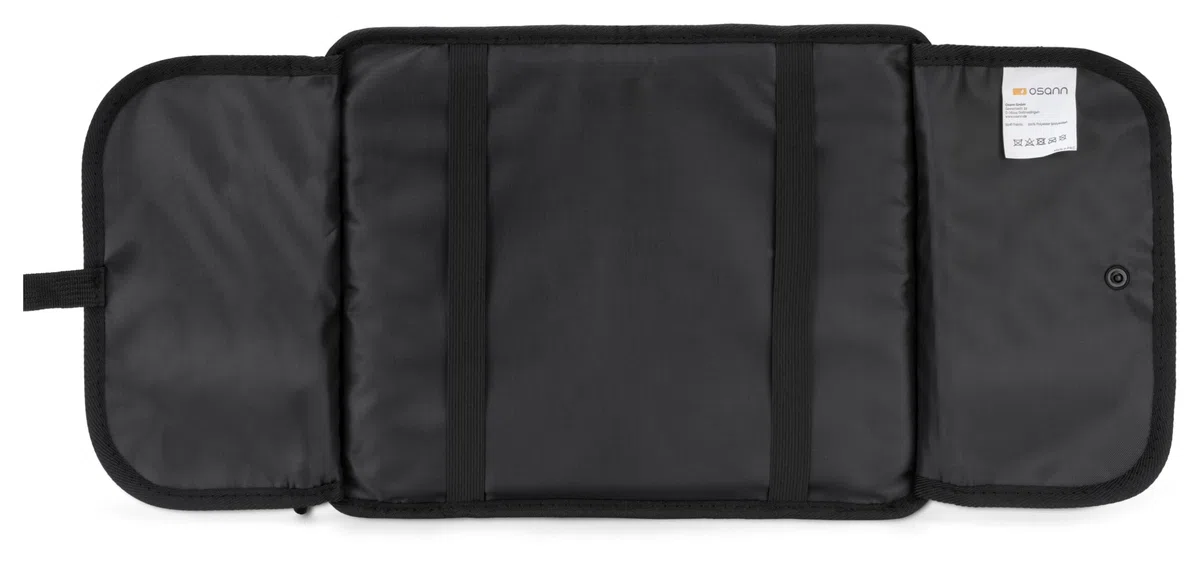 OSANN - Bandeja de viaje para niños y silla de coche - Negro, fácil almacenamiento, convertible en estuche para facilitar el transporte