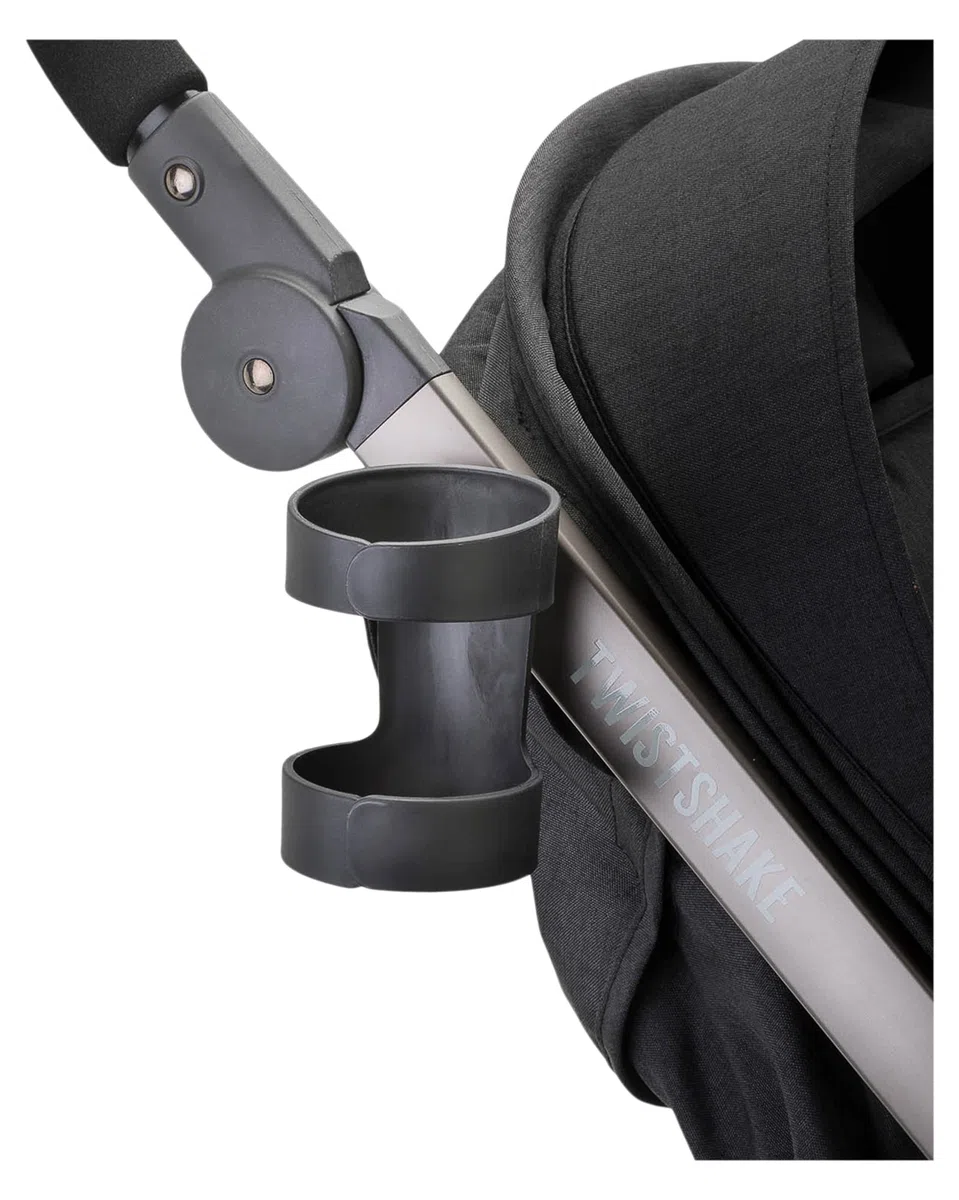 TWISTSHAKE Portavasos para Silla de Paseo Tour, Negro