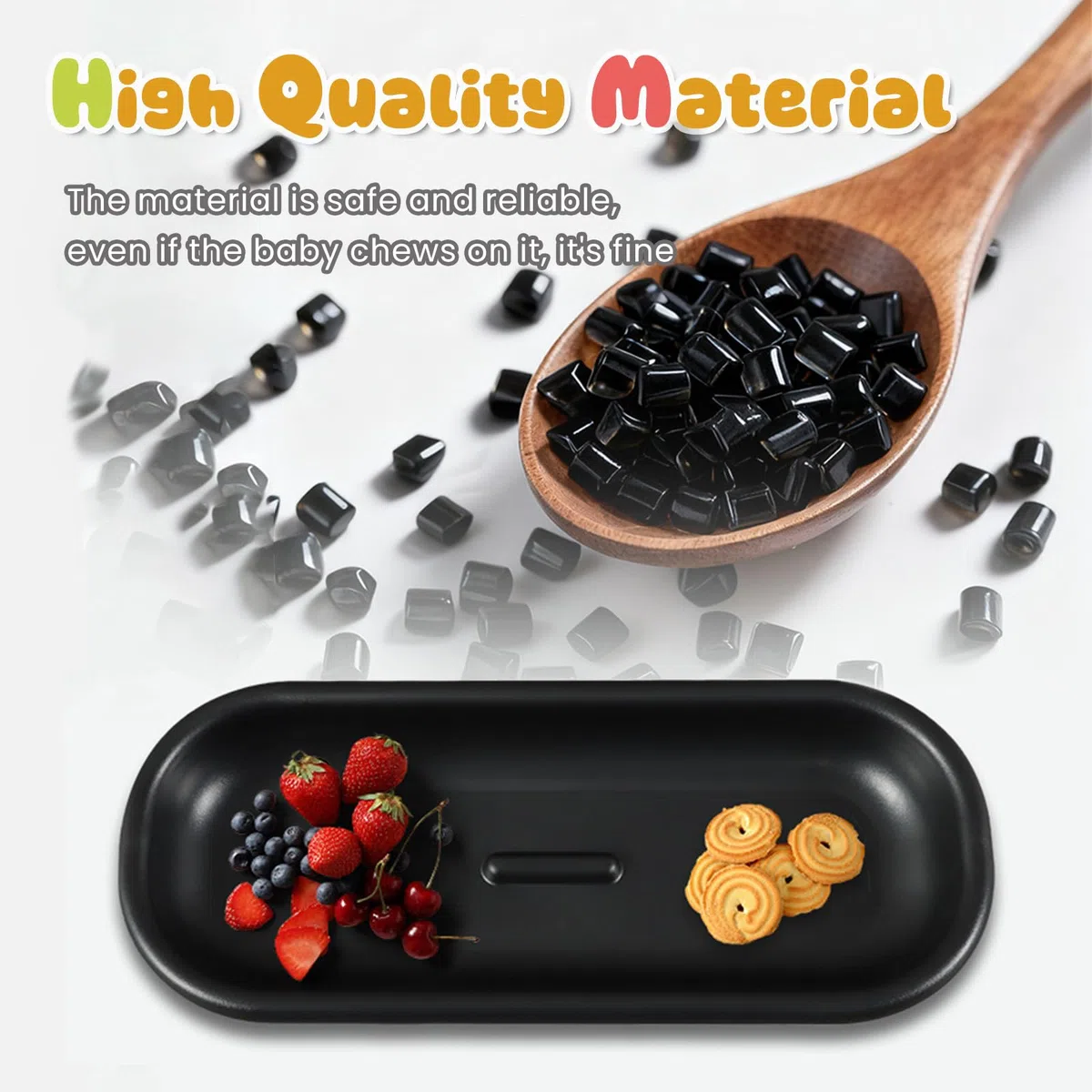 Bandeja para Cochecito de Bebé, Gran Capacidad Bandeja para Aperitivos, Bandeja para Refrigerios para Cochecitos con Clip Ajustable, para la Mayoría de Los Cochecitos con Barandillas