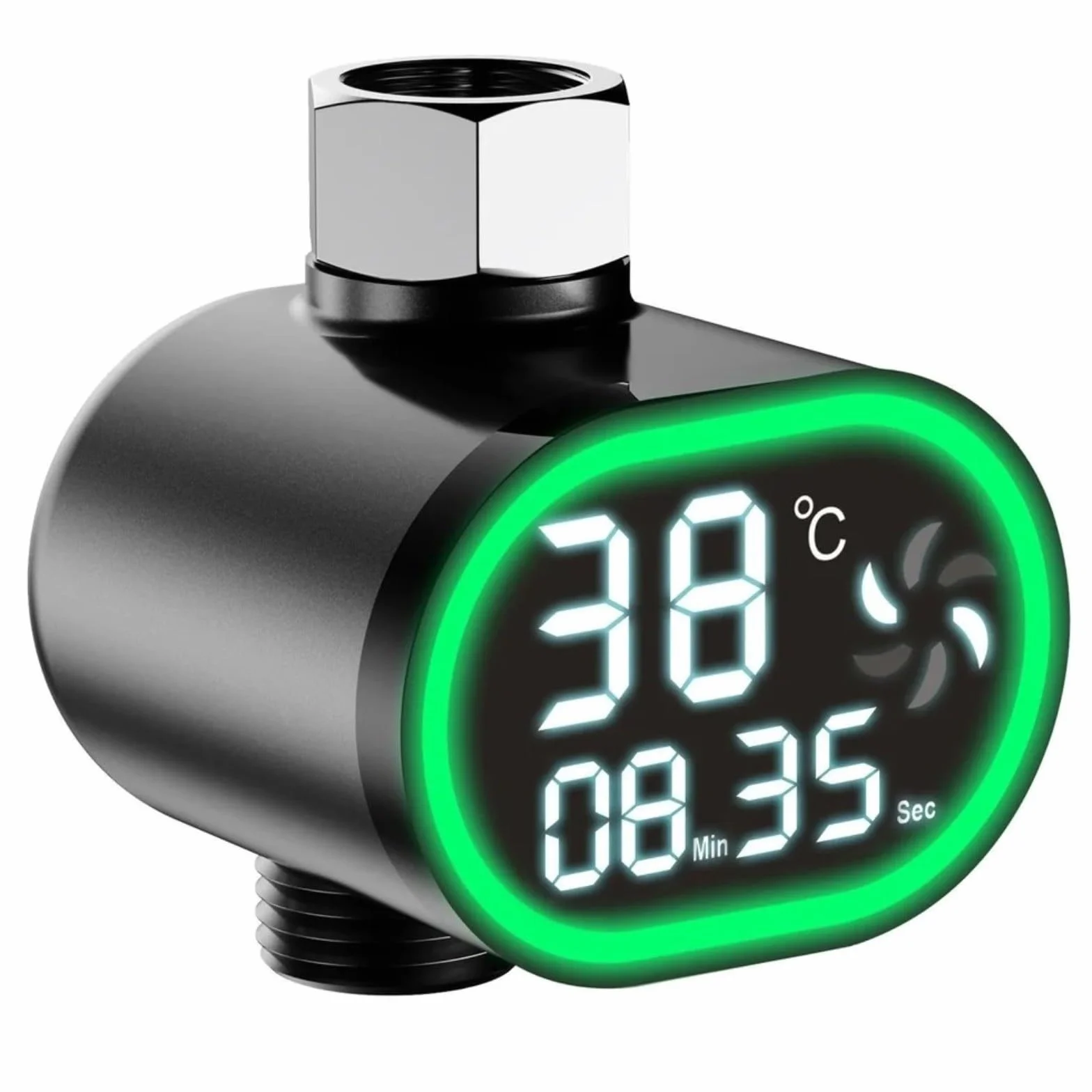 Termómetro digital LED de ducha, pantalla de agua con indicador de temperatura, para baño de bebé