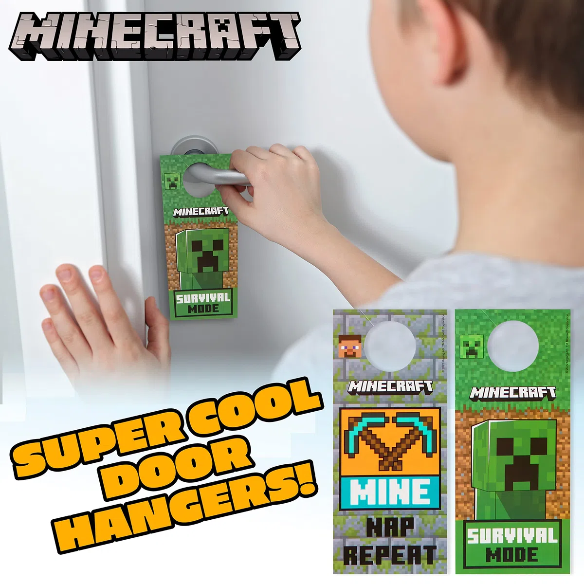 Minecraft Pegatinas Infantiles - Vinilos de Pared Decorativos para Niños