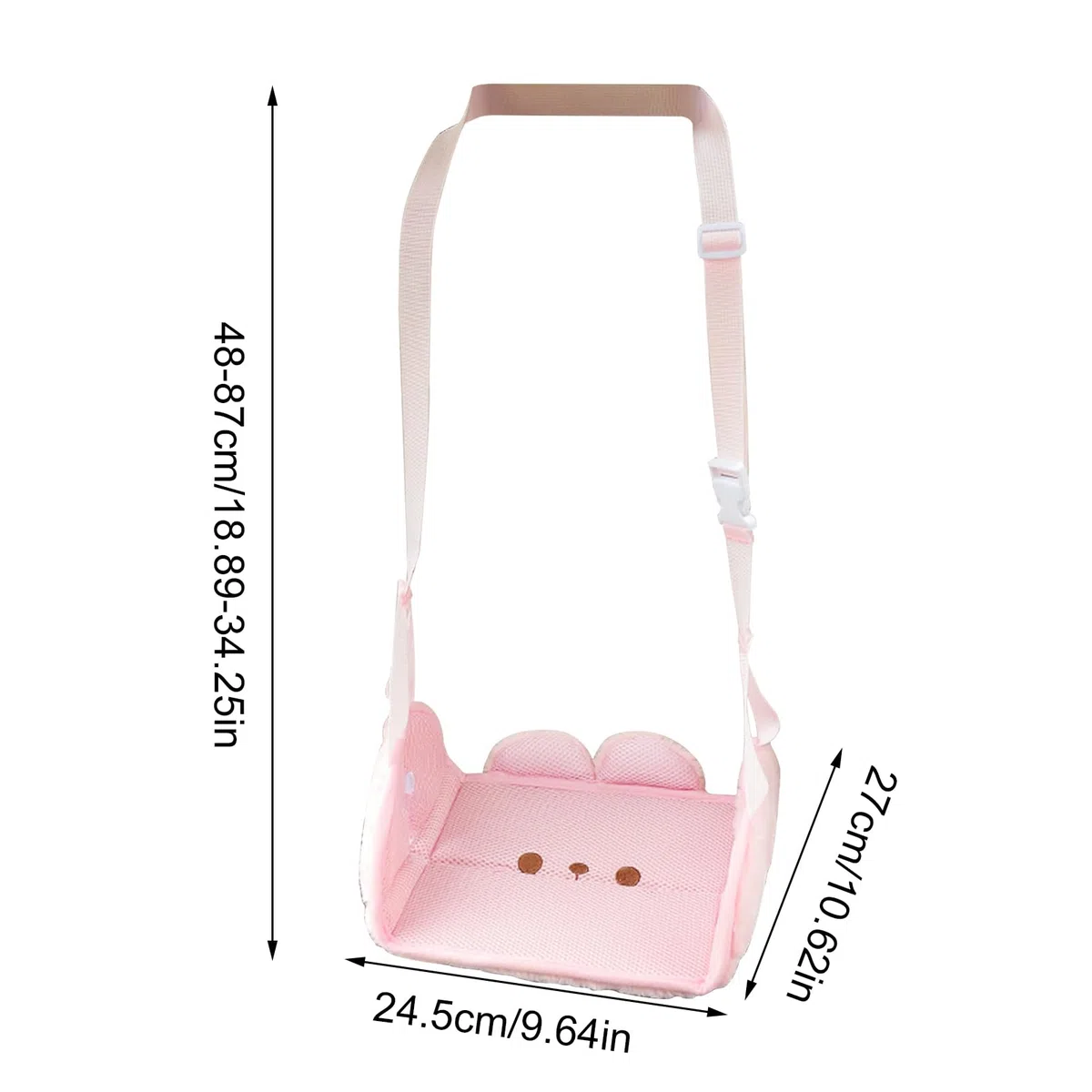 Reposapiés Para Asiento De Coche Para Niños | Accesorios Automotrices Portátiles Y Ajustables - Hamaca para Pies con Soporte para Piernas - Para Comodidad y Relajación en Viajes Largos por Carretera p