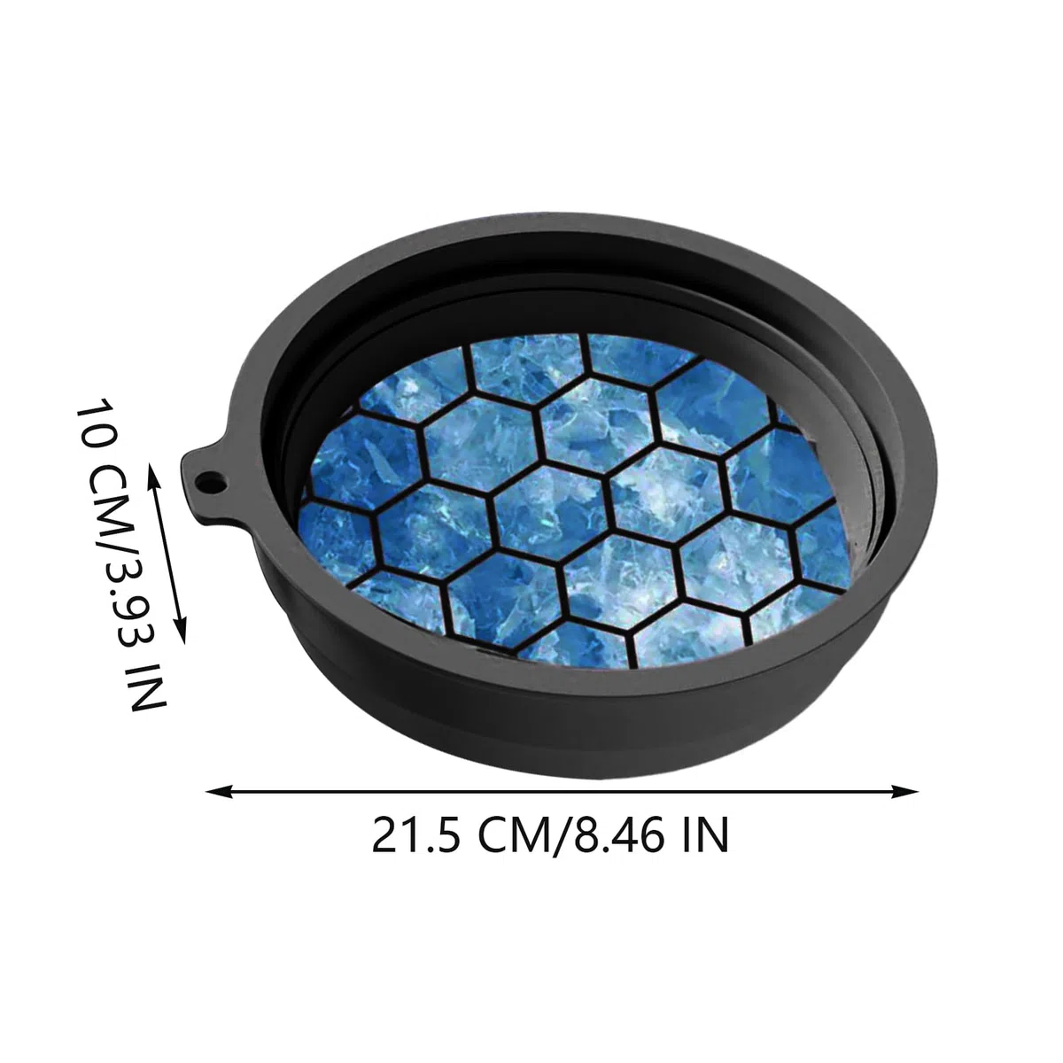 Cuenco para baño de hielo en la cara, recipiente de hielo para el cuidado facial de inmersión en frío, cuenco plegable para el hogar, viajes, estiramiento de la piel, cuidado facial