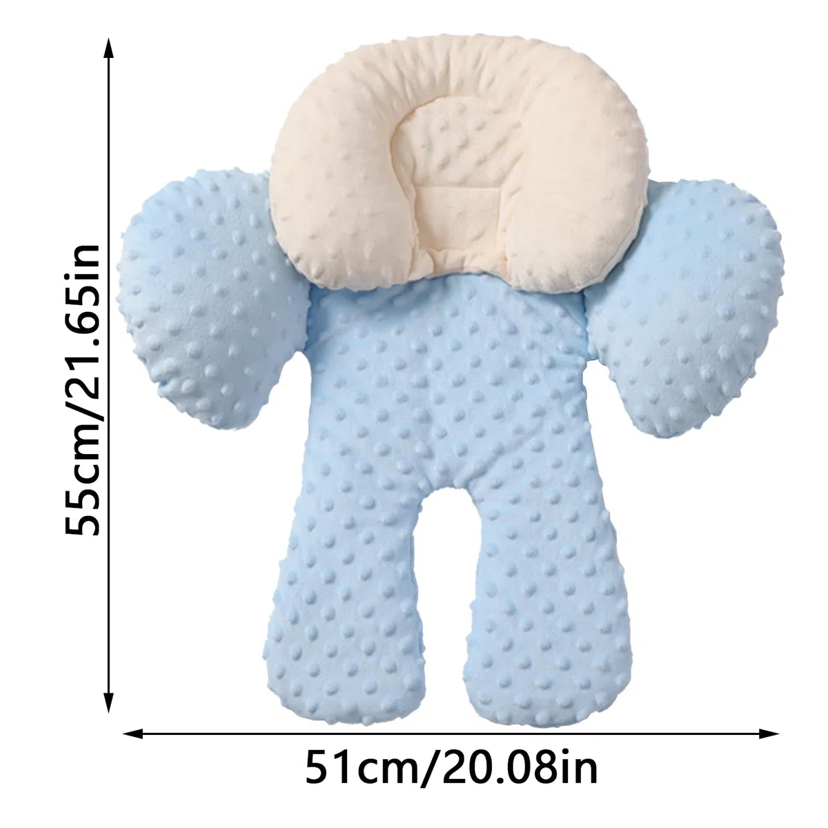 Inserto Para Asiento De Coche Para Bebé: Protección Para Dormir, Cojín Para Asiento De Coche Para Niños Pequeños Con Soporte Suave Para La Cabeza Y El Cuello, Acolchado Transpirable Para Cochecito