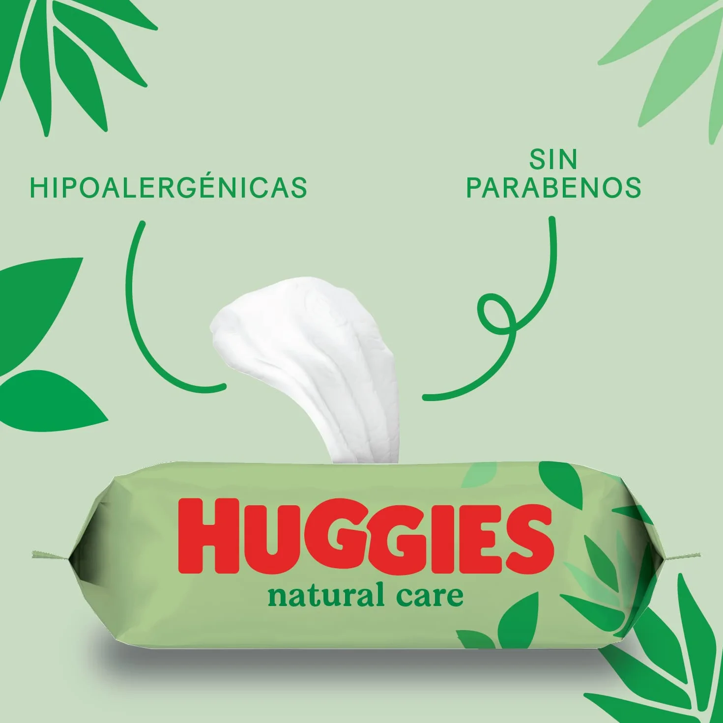 Huggies Natural Care Toallitas para Bebé Aloe Vera 10 Packs 560 Toallitas