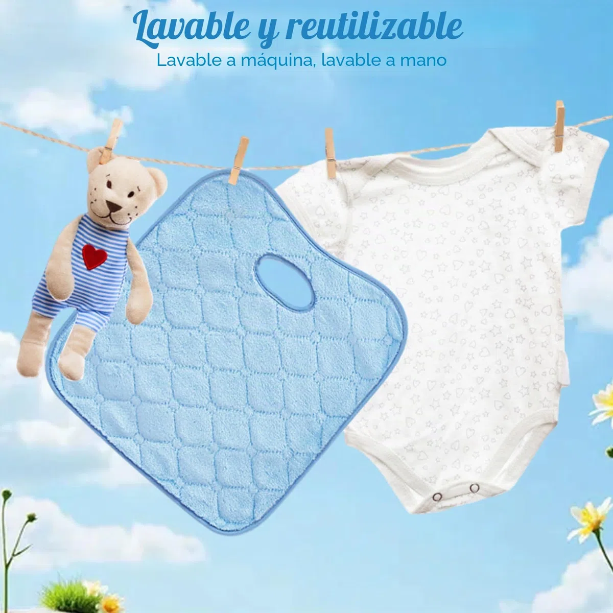 4 Piezas Protector Asiento Coche Silla Bebe，Protector Silla Coche para Cochecitos y Sillas de Coche, Protección Universal contra Líquidos & Suciedad para Entrenamiento Orinal y Viajes 32x30 cm