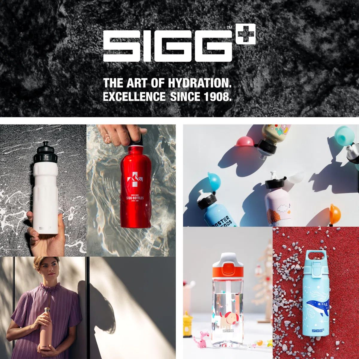 SIGG - Vaso infantil de acero inoxidable con tapa de silicona y pajita de Tritán - A prueba de salpicaduras - Sin BPA - Ligero y robusto