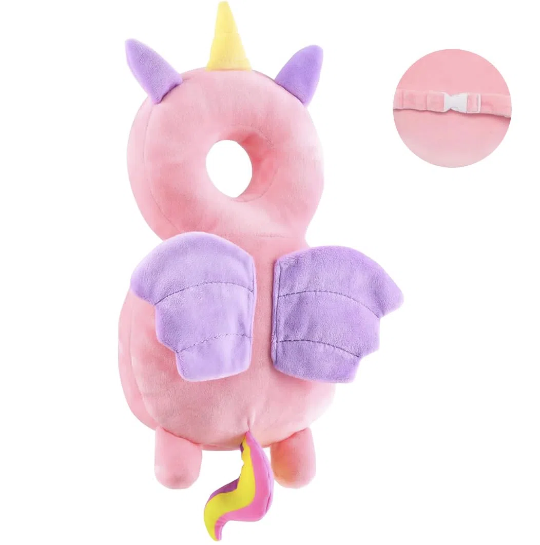 Protector Cabeza Bebe, Mochila Protectora Cabeza Bebé Anticaida Almohada Seguridad Protección Espalda Cojín Suave Ajustables Transpirable para Edad 4-24 Meses Bebé Aprende Gatear y Caminar