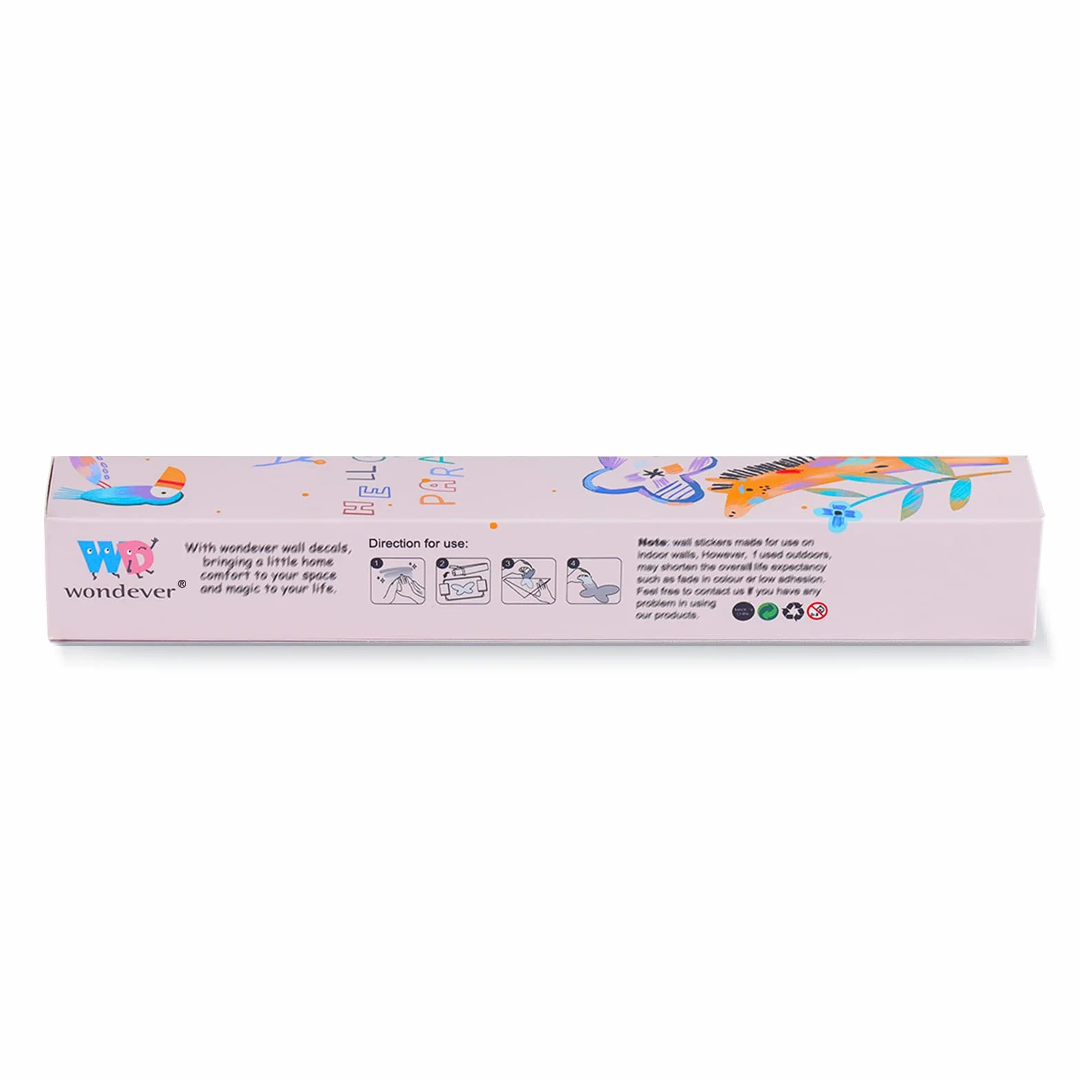 wondever Pegatinas de Pared Globos Animales Adhesivos Pared Decorativos Elefante Oso Conejo Nubes Vinilos Pared para Habitación Infantiles Niños Bebés Guardería