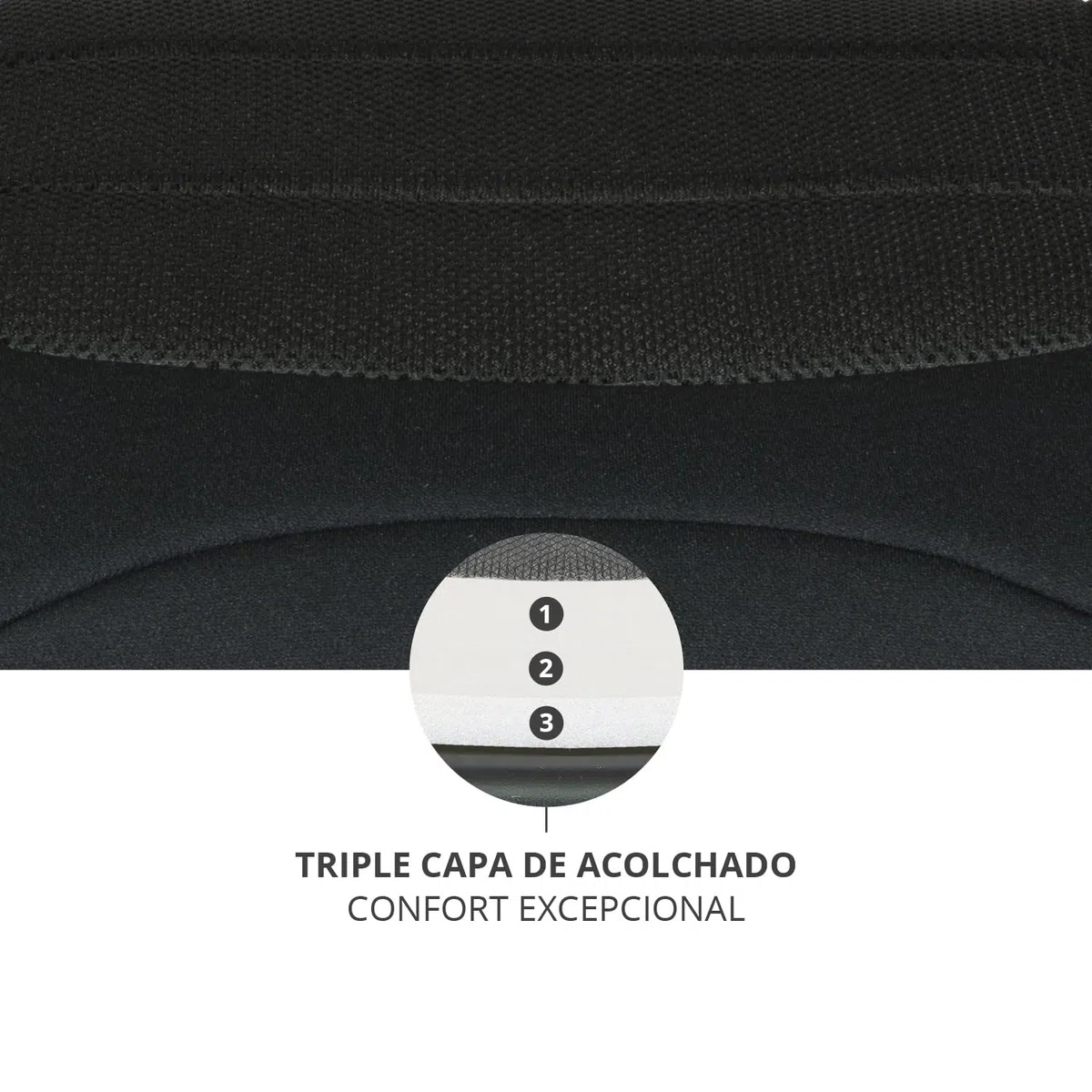 Play Alzador Coche Niño Belt Three de 6-12 años,125-150cm, Grupo 3, Instalación universal con cinturon seguridad, Elevador Coche de fácil instalación, Color Negro (Black Safe&Go)