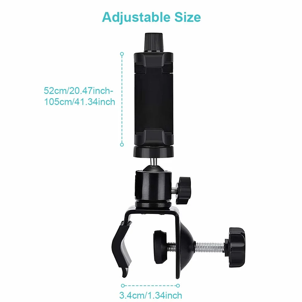 Soporte Universal para Monitor de Bebé con Montaje Flexible, Compatible con Cuna y Pared, Instalación Sin Herramientas