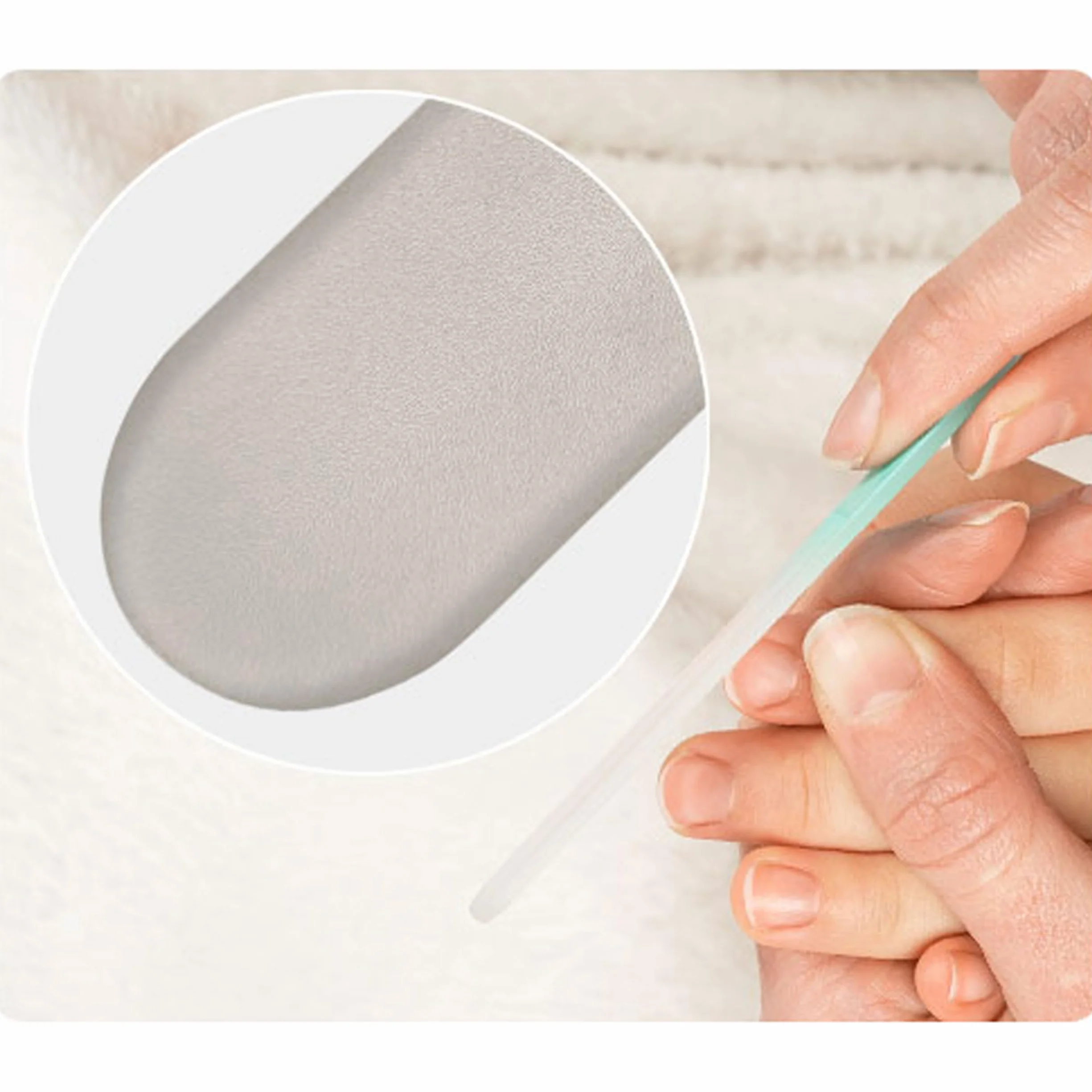 Reer Premiumcare - Lima De Cristal Para Bebés, Blanco, 81043