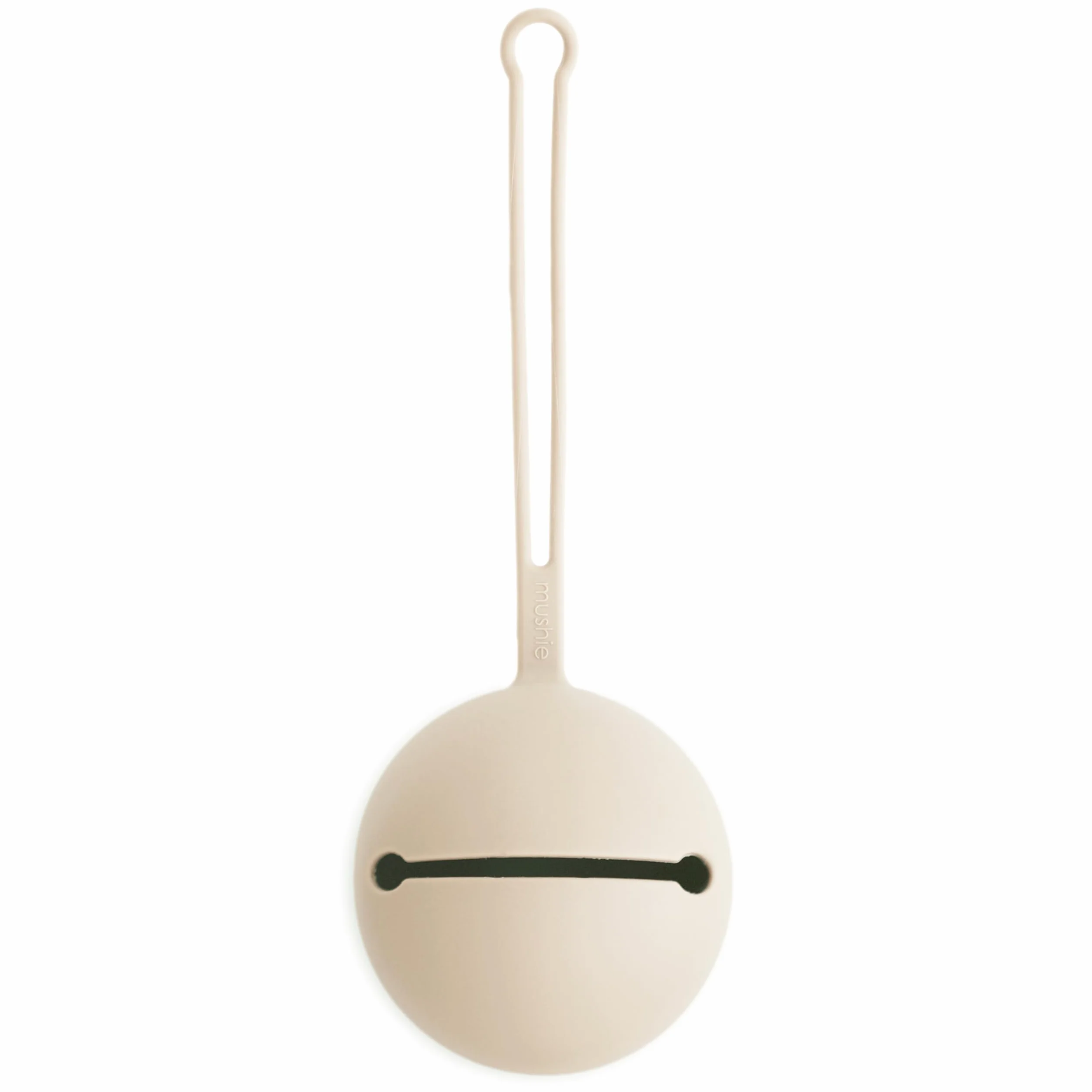 Mushie Caja de Chupete de Silicona | Estuche para Guardar Chupetes | Sin BPA | Accesorios para Bebés Seguros para Niños Pequeños y Bebés | Shifting Sand