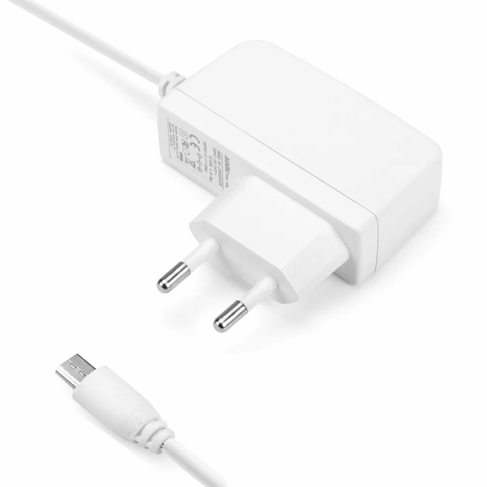 Pack de 2 cargadores micro USB 5v1a para vigilabebés Philips Avent SCD833/26, SCD843/26, SCD845/26 (2 unidades), color blanco