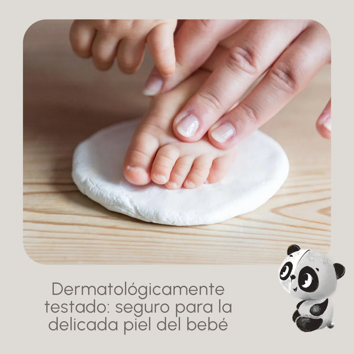 Tiny Love Marco Único, Kit Huella Bebé Pie y Manos, Kit Cuadro Personalizado con Foto, Recuerdo Pie y Mano, Dermatológicamente Testado, Regalos Recién Nacidos, Kit Todo en Uno, Tiny Creations, Blanco